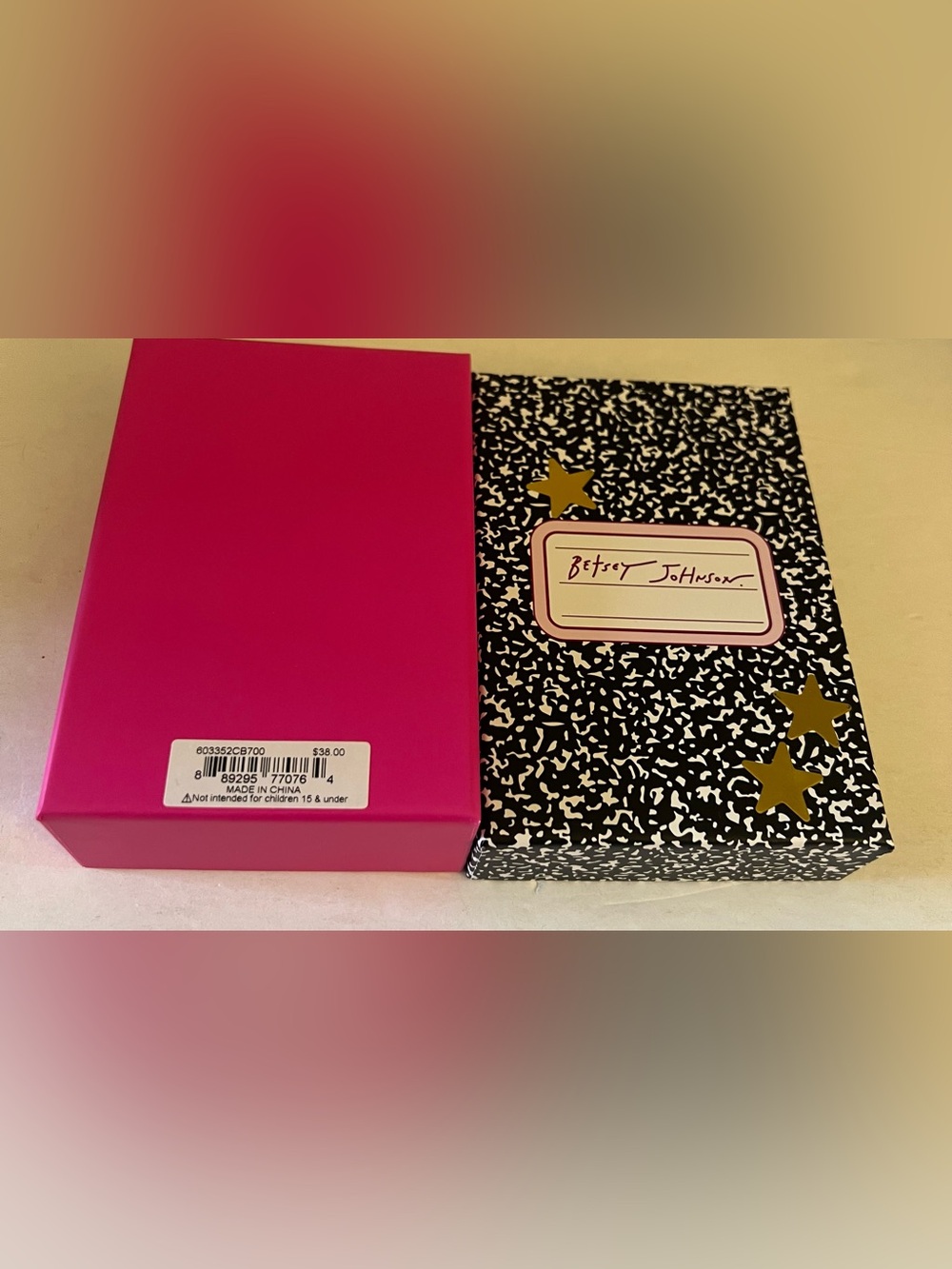 Betsey Johnson Yellow Heart Pencil Pin with Pink Eraser - Picture 7 of 16